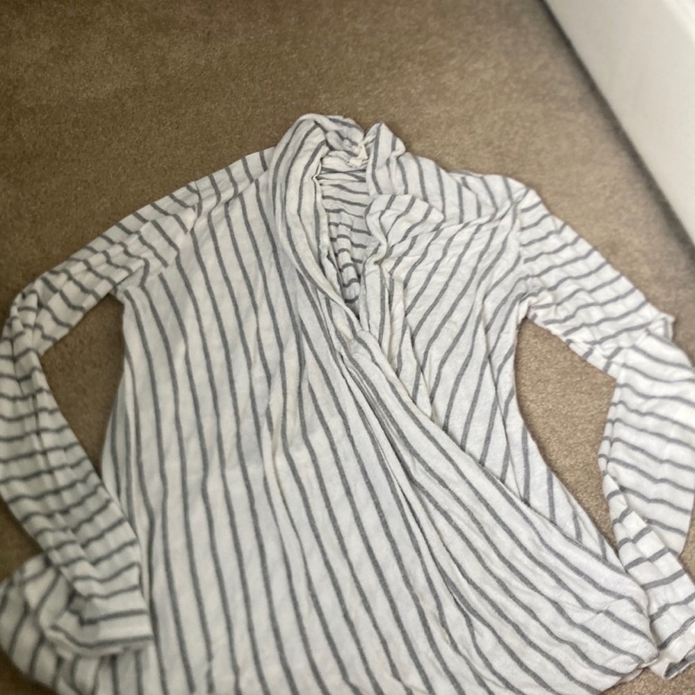 Pink blush crossover top